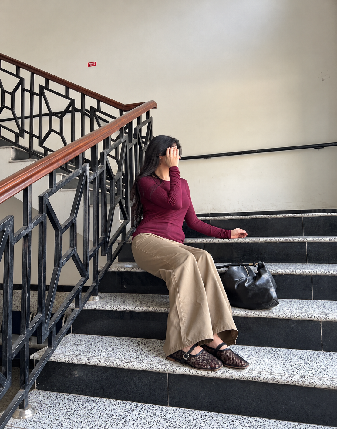 High Rise Wide Leg Pants Camel