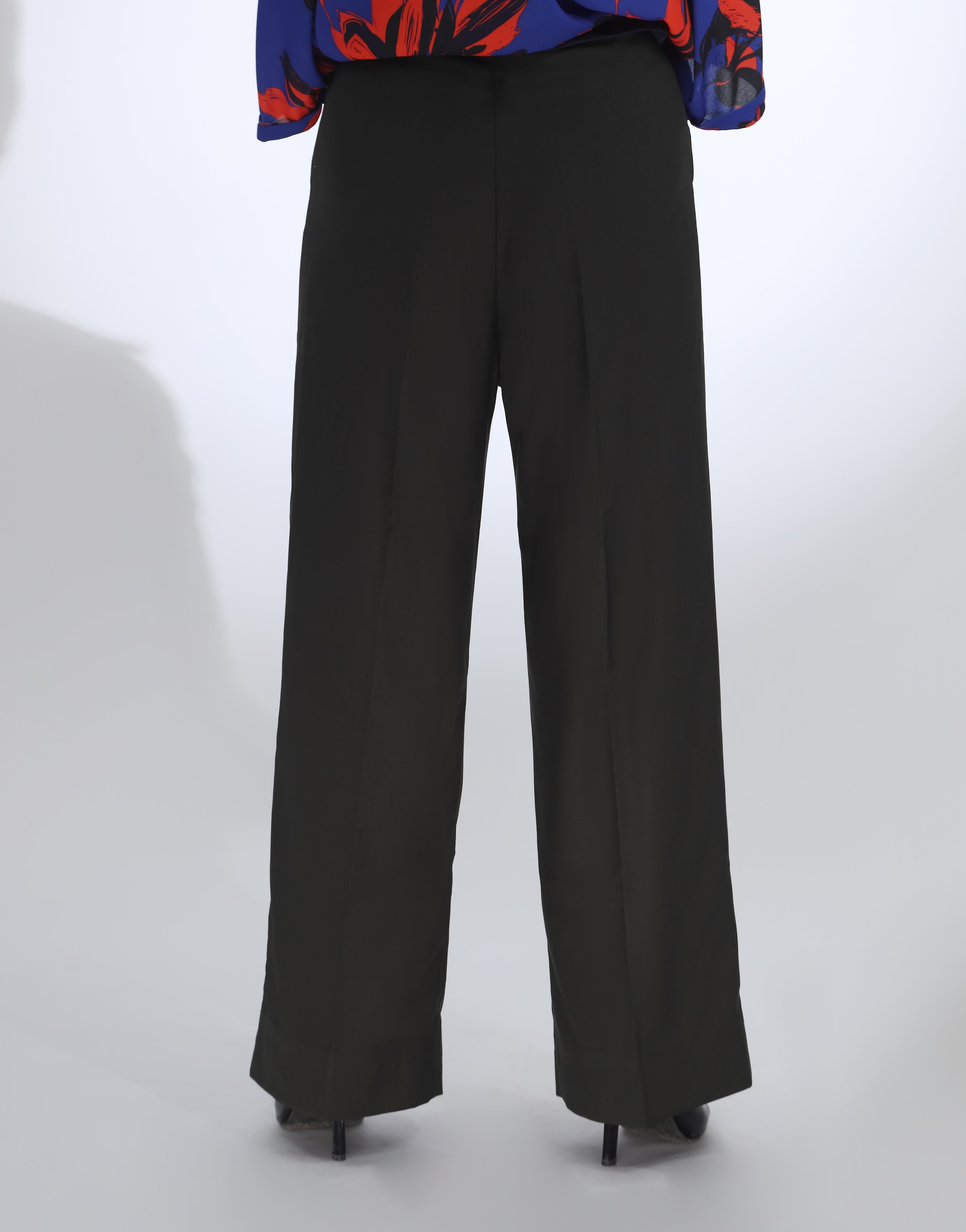 Wide Leg Double Pleated Dress Pant Olive