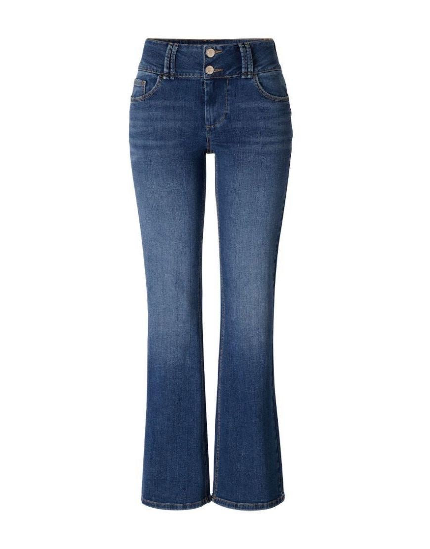 Bootcut Jeans Stretchable Dark Blue