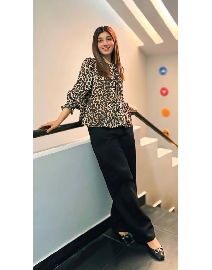 High Rise Wide Leg Jeans Black