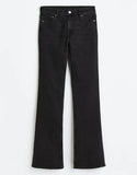 High Rise Bootcut Jeans In Black