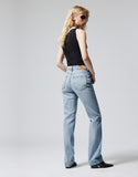 High Straight Baggy Jeans Light Wash