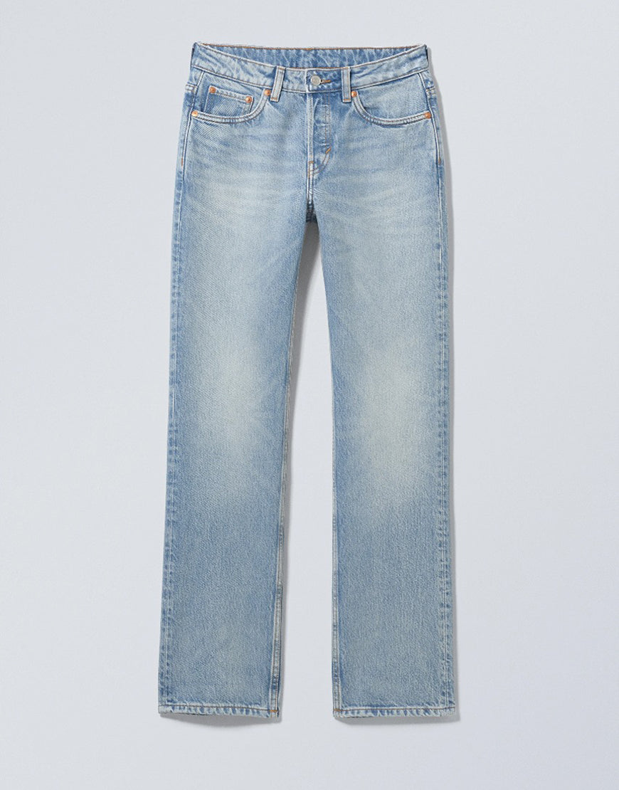 High Straight Baggy Jeans Light Wash