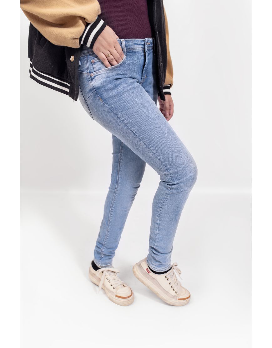 Super Skinny Jeans Stretchable-Light Blue