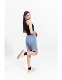Wide Leg Cotton Convertible Jeans