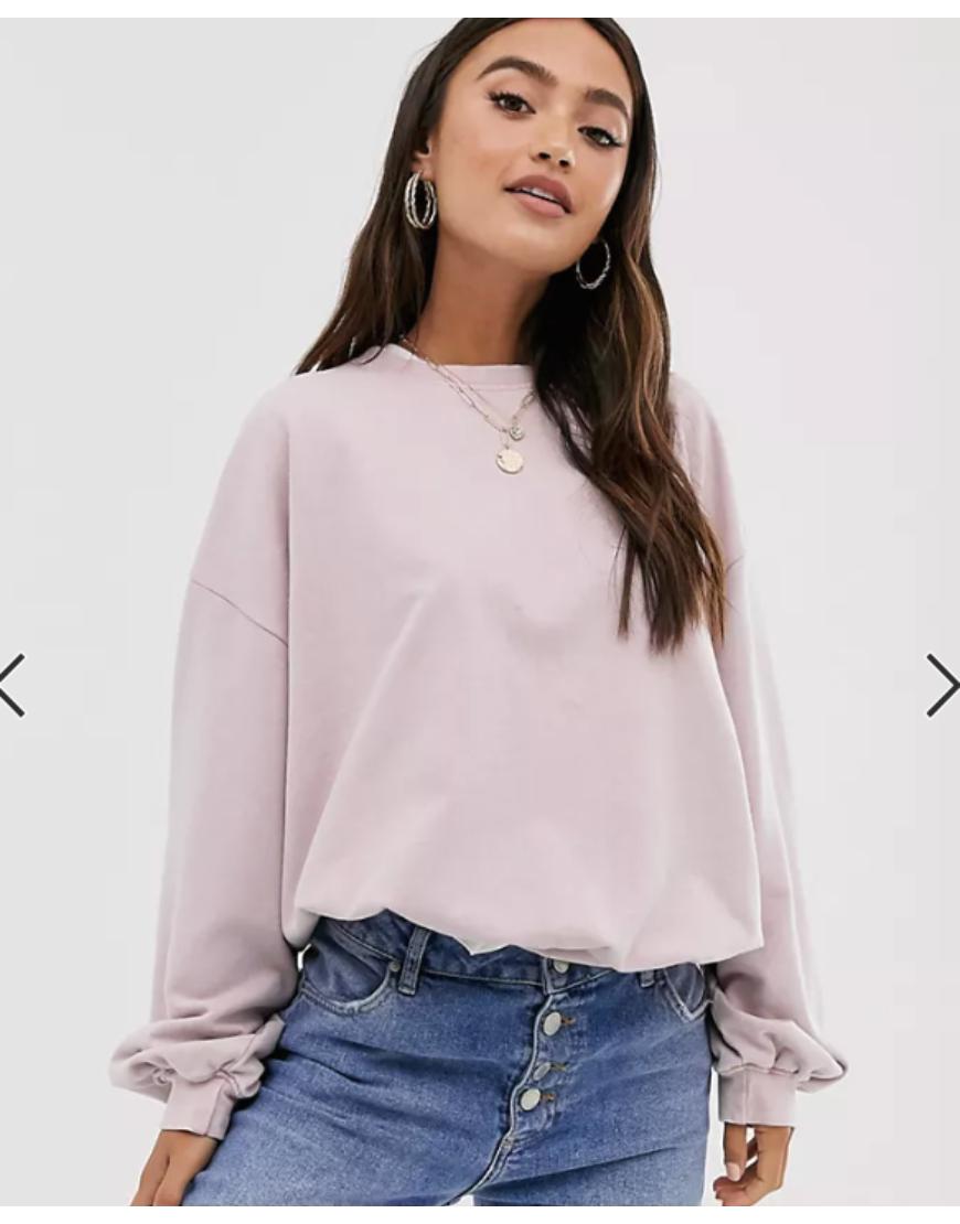 Short Body Sweatshirt Oversized