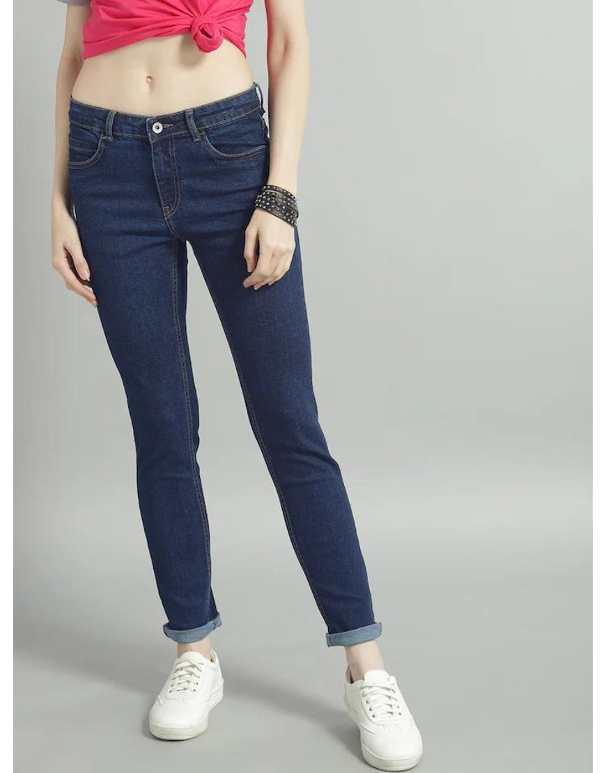 Super Skinny Jeans Stretchable-Electric Blue