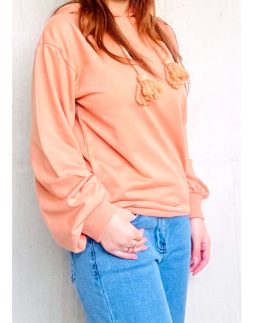 Hoodies in Peach