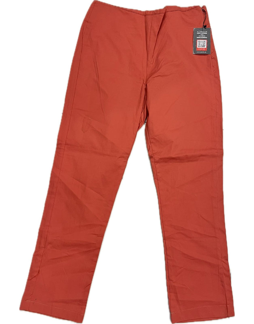 Straight Leg Pant in Red