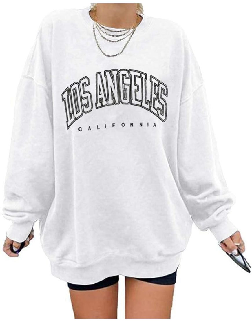 LOS ANGELES Sweatshirt in White