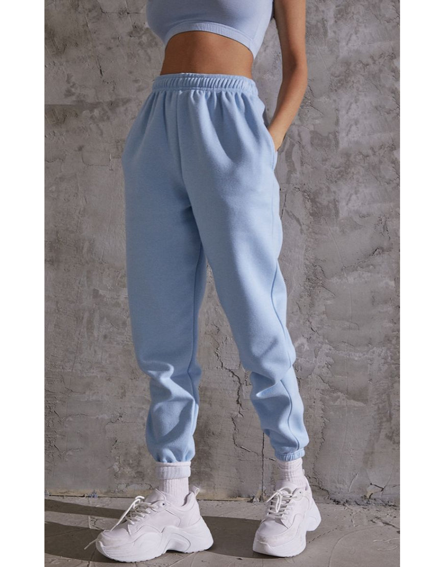 Jogger Pant in Baby Blue