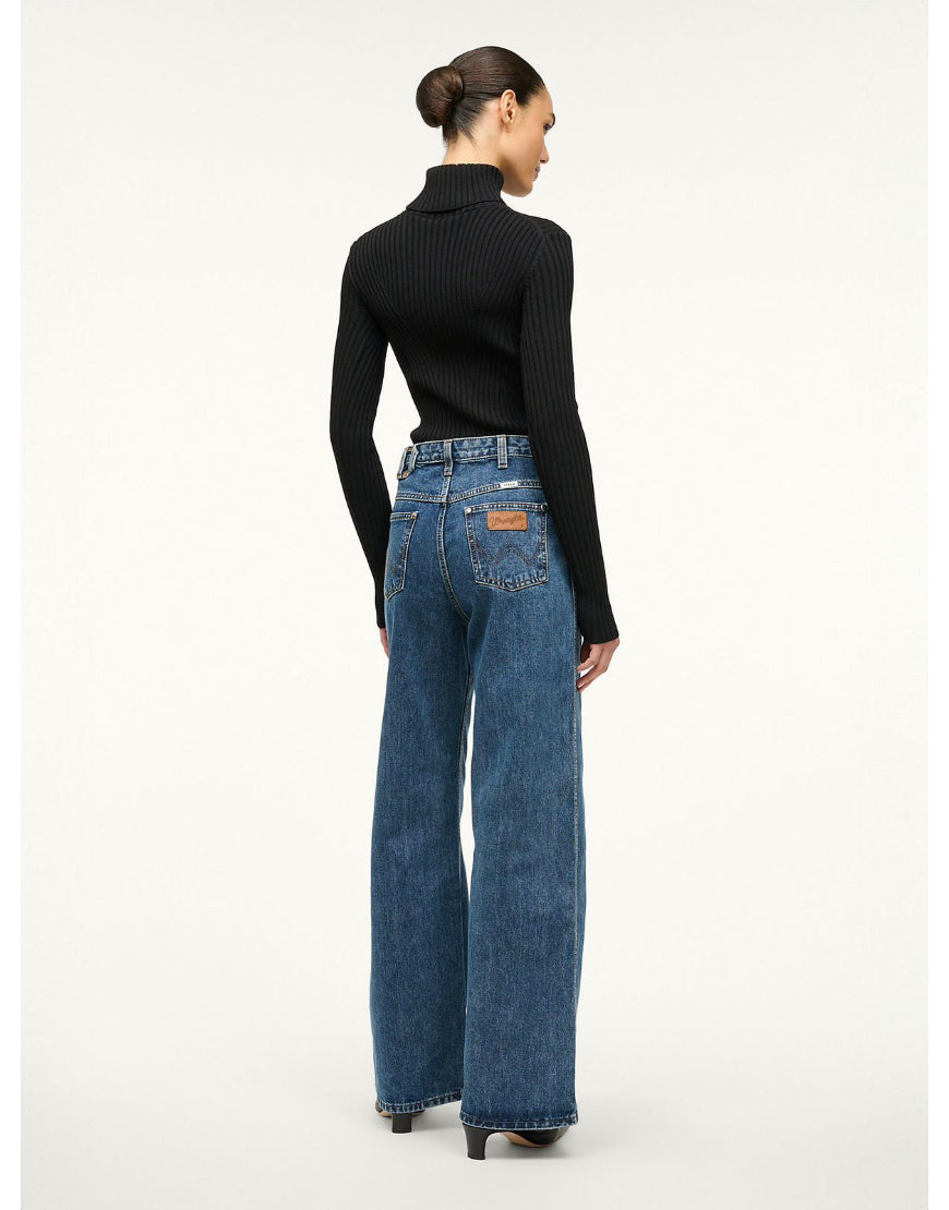 Super Wide Leg Jeans Stone Blue