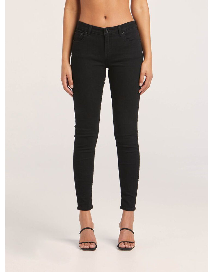 Low Skinny Jeans in Black