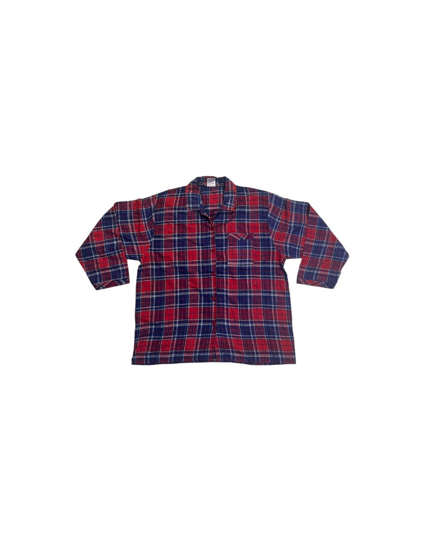 Checked Shirt in Red & Blue