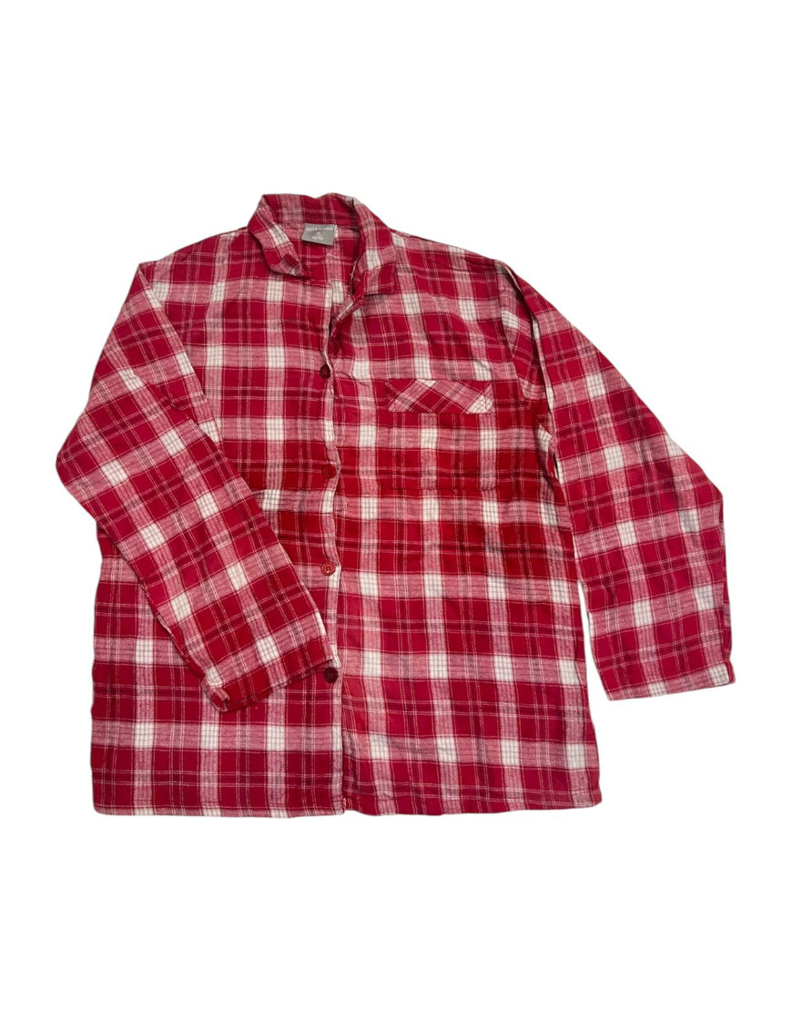 Checked Shirt in Red Minor Defect