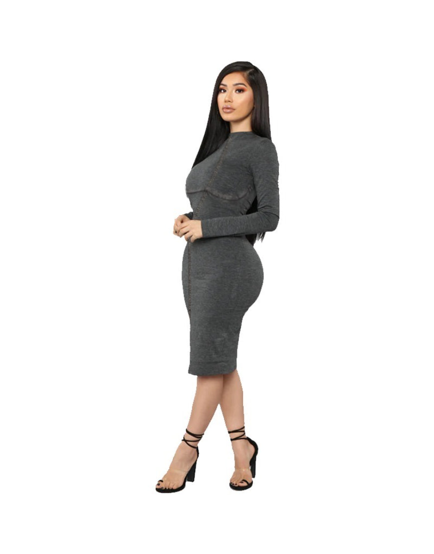 Bodycon Dress in Grey